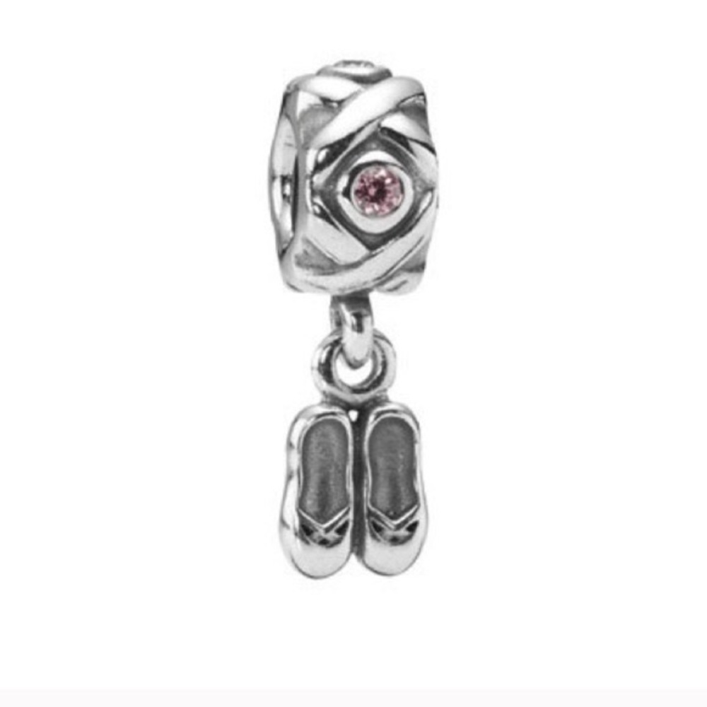 *Retired* Pandora Dancer’s Shoes Ballet Slipper Dangle Charm